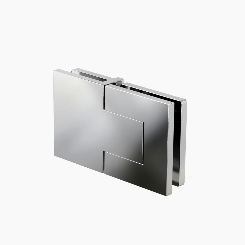 Douchehoekdeurscharnier Select 180° glas-glas montage chroom - UITLOPEND