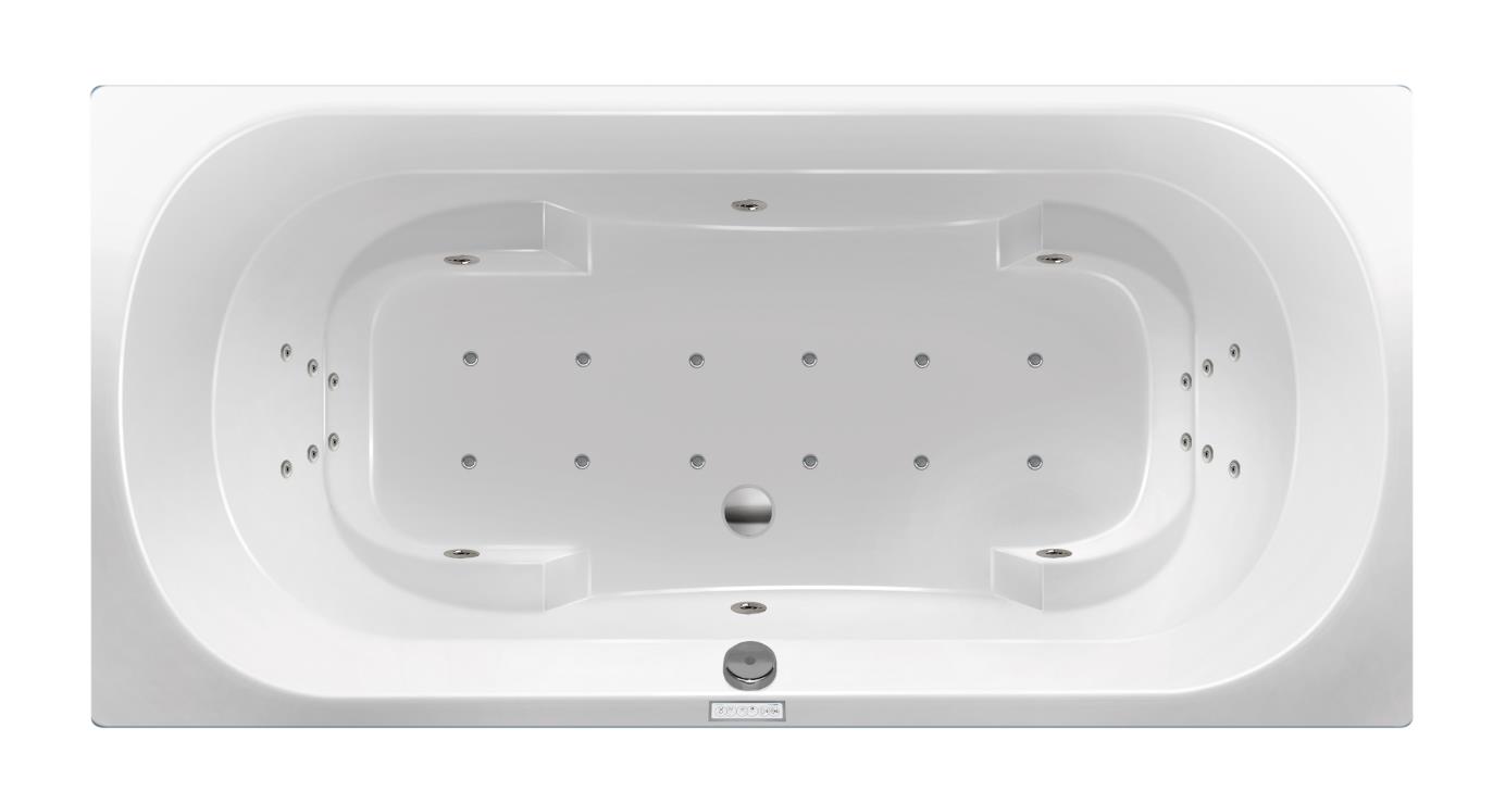 Premium 3 Luxe Lucht-water(hydro)massagesysteem (zichtdelen in inox-look)