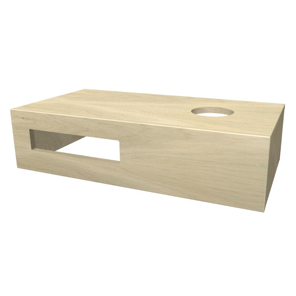 One Fonteinblad. 40x10x21 White oak