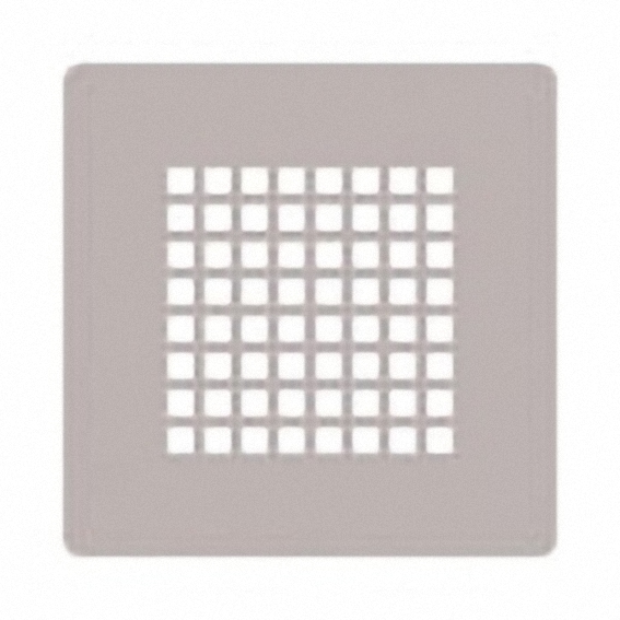 Soft douchebakafvoer Square cover beton