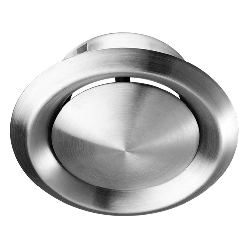 Ontluchtingsventiel rond 100mm RVS