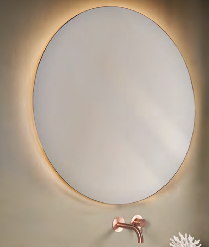 Salo Ronde spiegel kleurverlichting met de optie(s) VBR 100