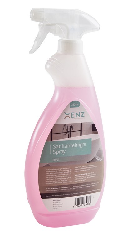Sanitairreiniger spray basic 750 ml. 