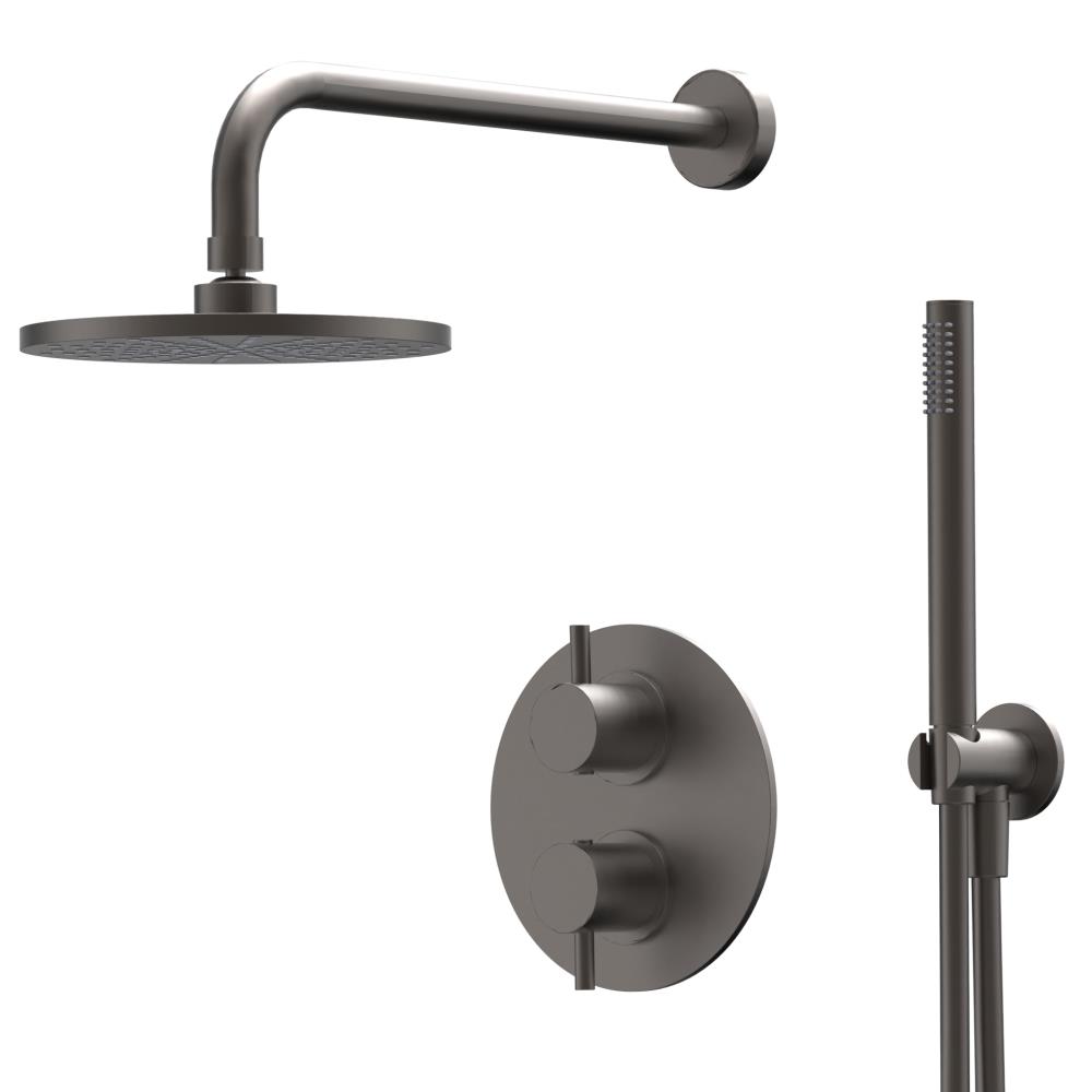 Duero - Douche inbouwset grafiet incl. Tec-Box