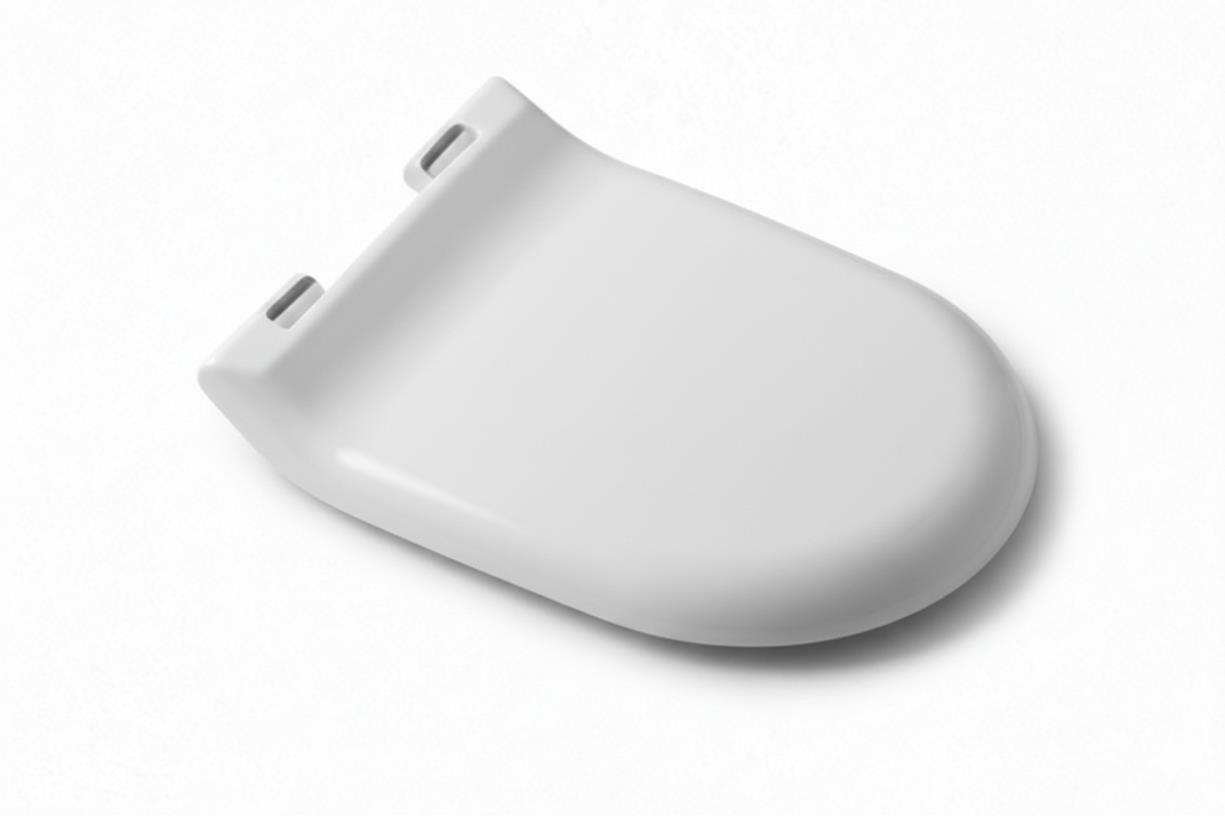 Deksel t.b.v. wand urinoir mat wit