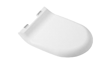 Deksel t.b.v. wand urinoir mat wit