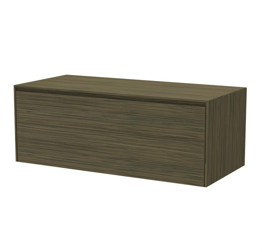 Rect Onderkast 1 lade, 8 mm stolwanden, topblad zonder gat Clay Oak