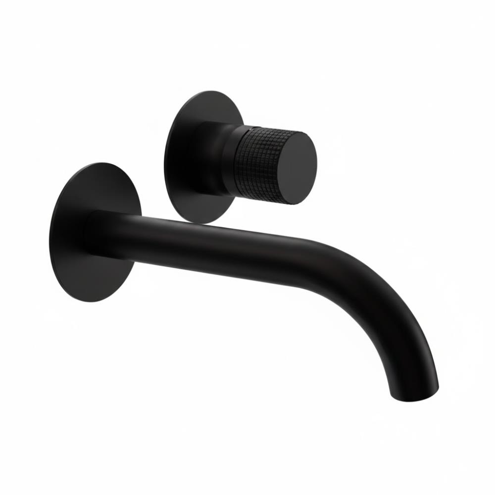 Esla - inbouwwastafelkraan zwart mat