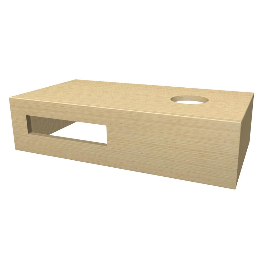 One Fonteinblad. 40x10x21 Natural Oak