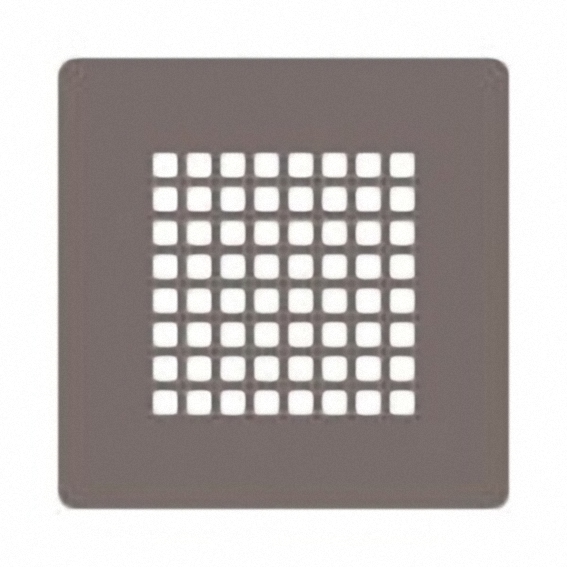 Soft douchebakafvoer Square cover antraciet