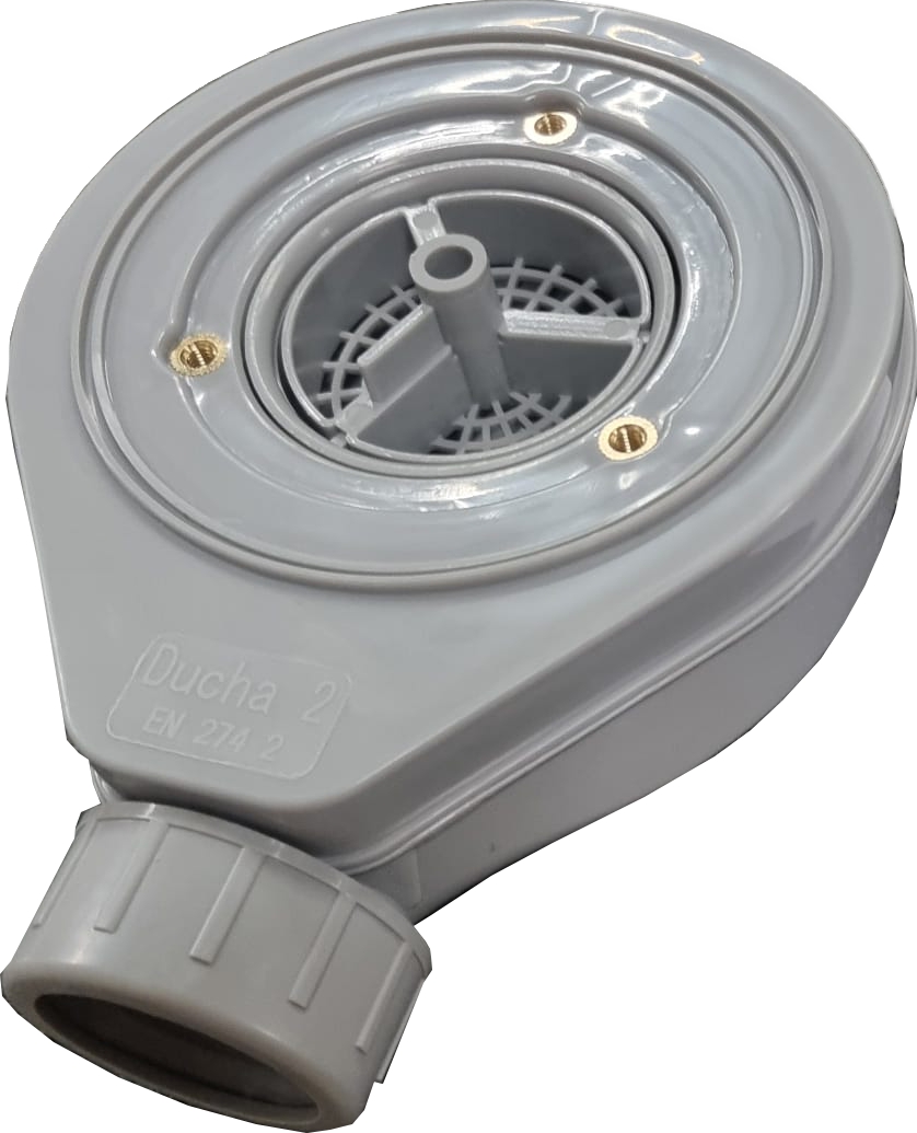 Soft douchebakafvoer Square zonder cover H.60 mm