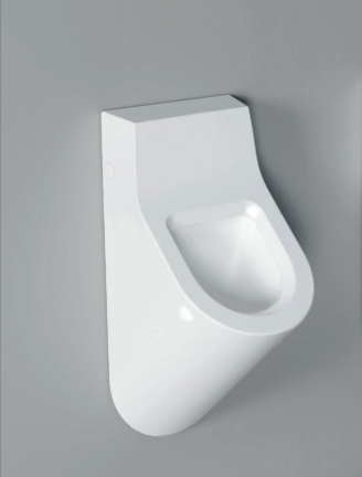 Wand urinoir wit zonder dekselgaten