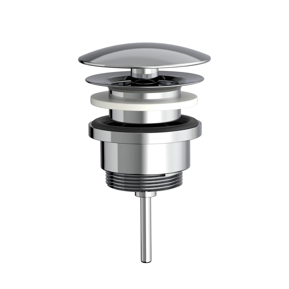Pure - altijd open plug chroom