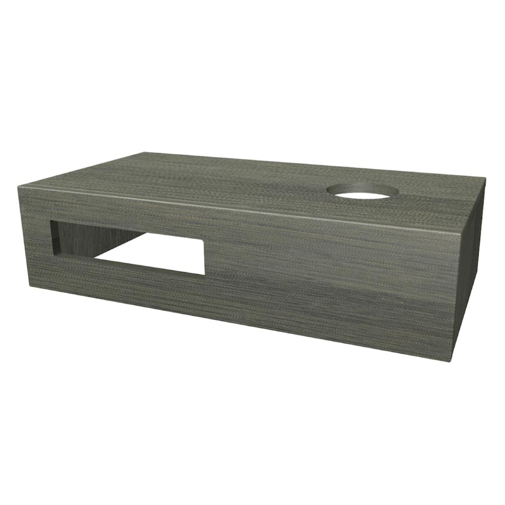 One Fonteinblad. 40x10x21 Leem Oak