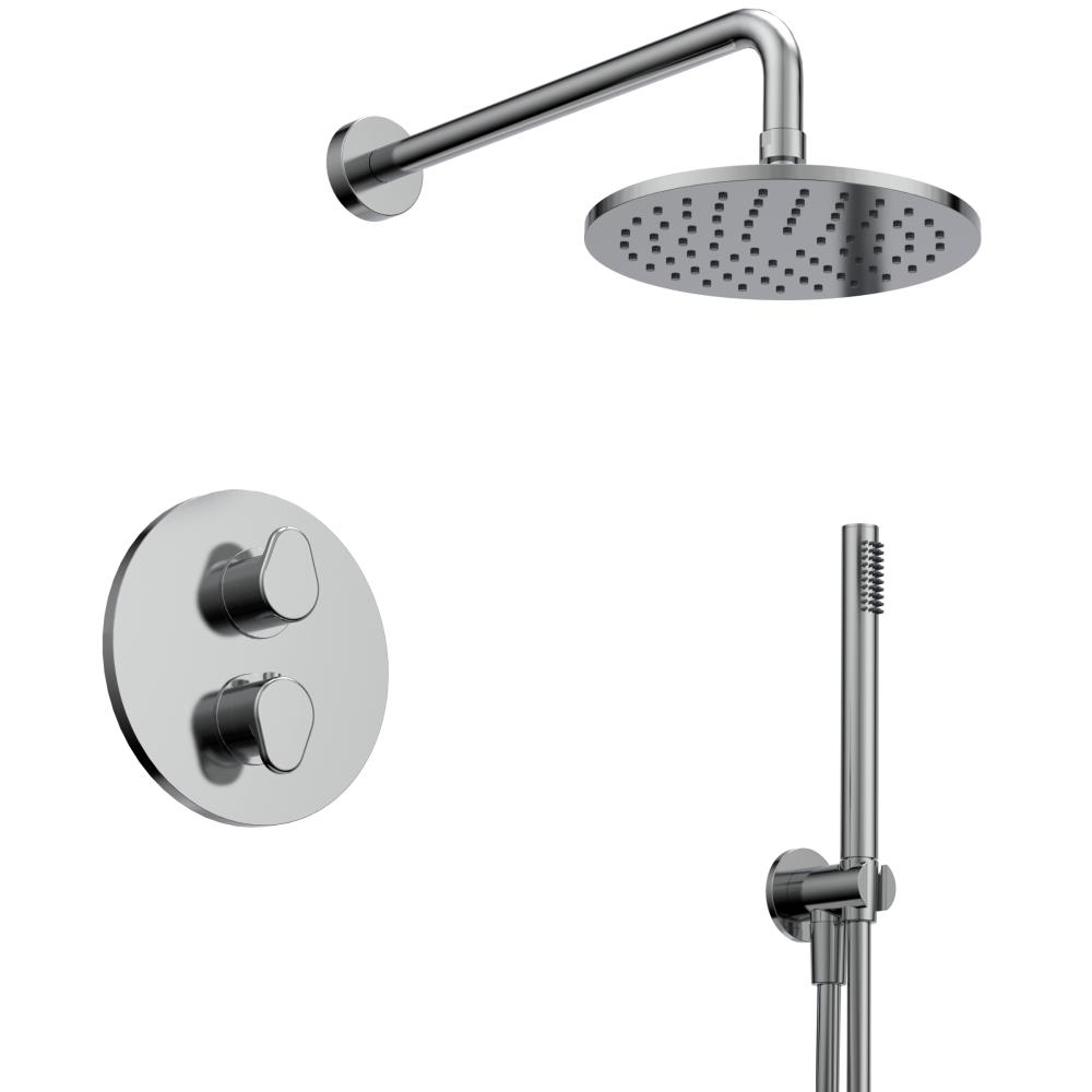 Cinca - Douche inbouwset (compleet) chroom incl. Tec-Box