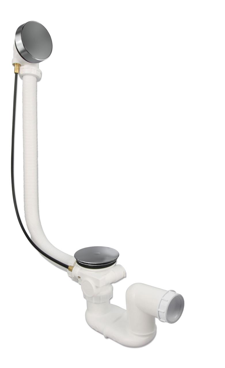 Verlengde badafvoer/overloopcombinatie tbv Society 190x120, Gomera 190x90, Parel en Rondo Verlengde badafvoer/overloopcombinatie tbv Society 190x120, Gomera 190x90, Parel en Rondo