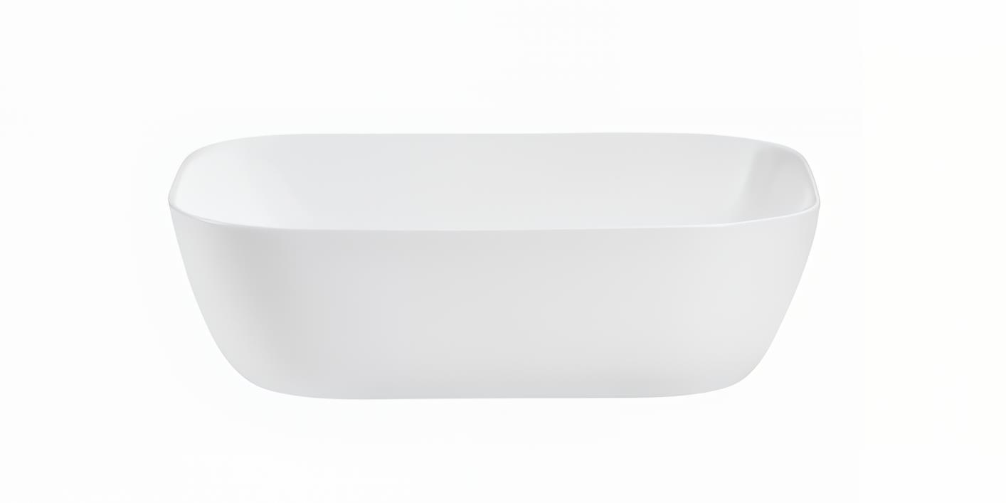 Joy keramische opbouwkom 46x32,5x13,5 mat wit