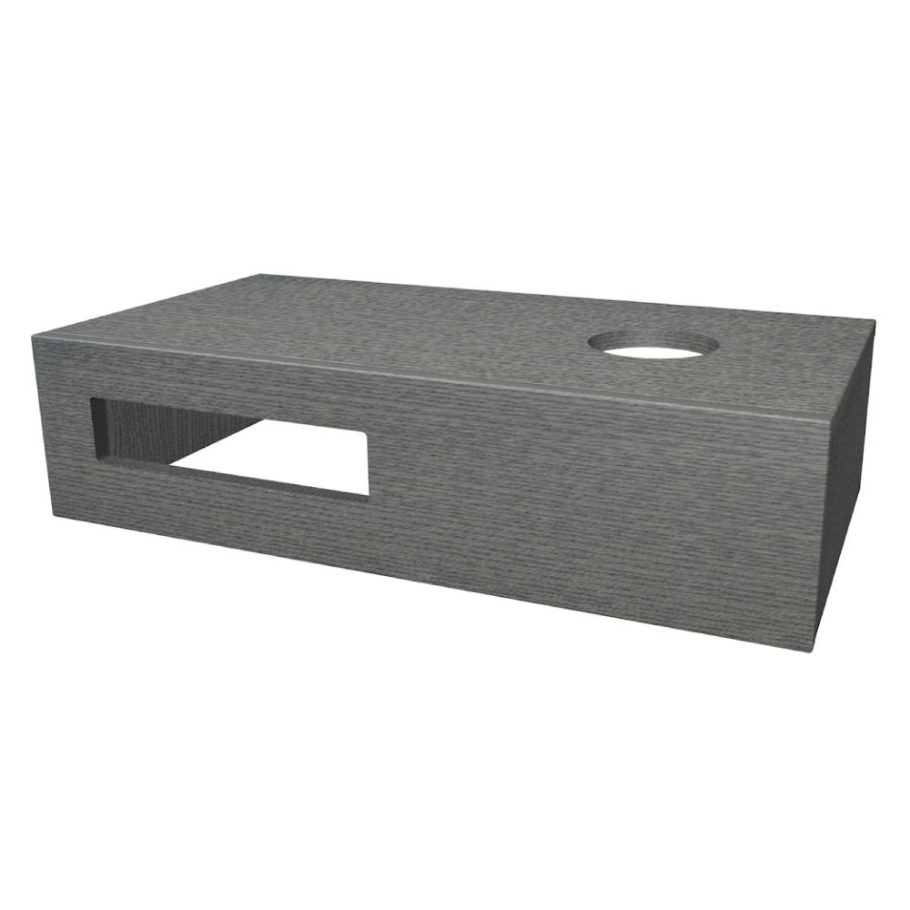One Fonteinblad. 40x10x21 Stone Grey