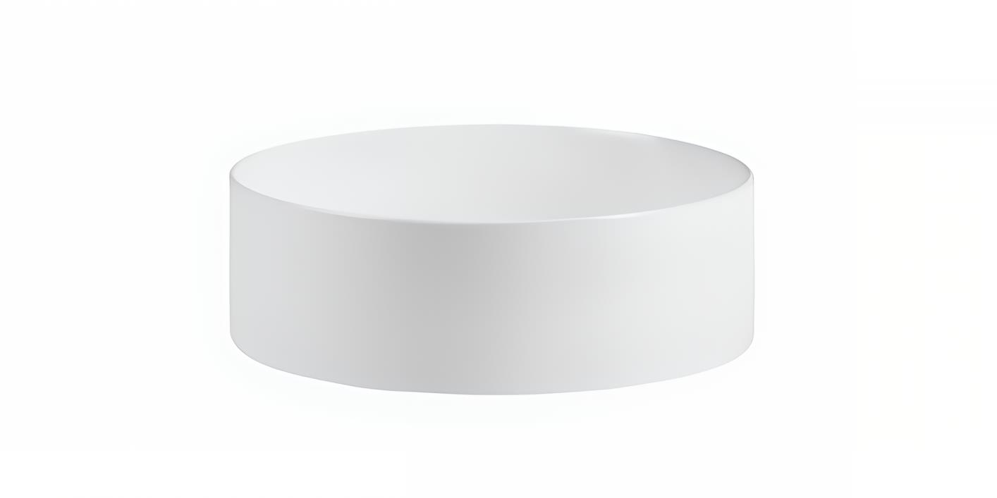 Moon keramische opbouwkom ø36x12 mat wit