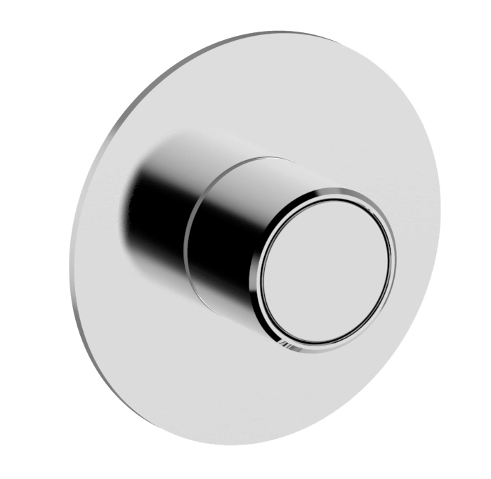 Push & Shower Duero afbouwdeel, chroom