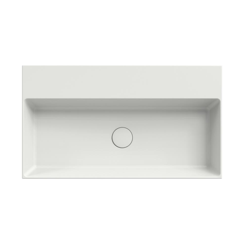 Dolce keramisch wastafelblad (81x46)  Wit mat