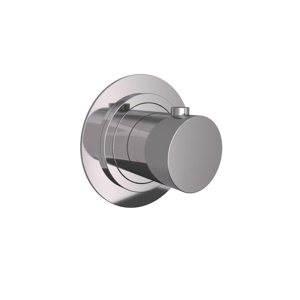 Pure - Inbouw stopkraan, Inox - LET OP! Rozet 8 cm