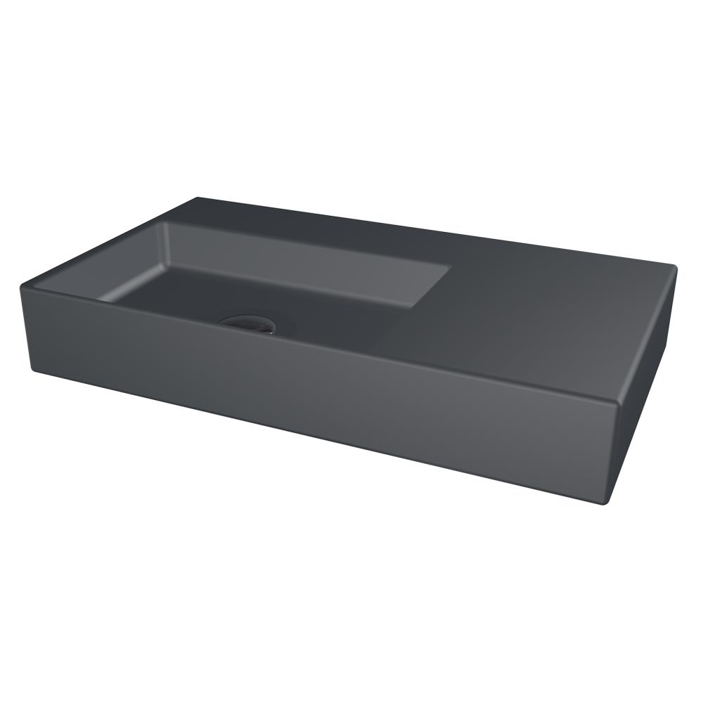 Dolce Plan wastafelblad 80 (81x46) antraciet mat