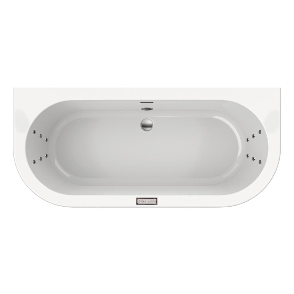 12 Waterjets inox  (2 x 6 in rug/voetenzijde) t.b.v. Charley bad