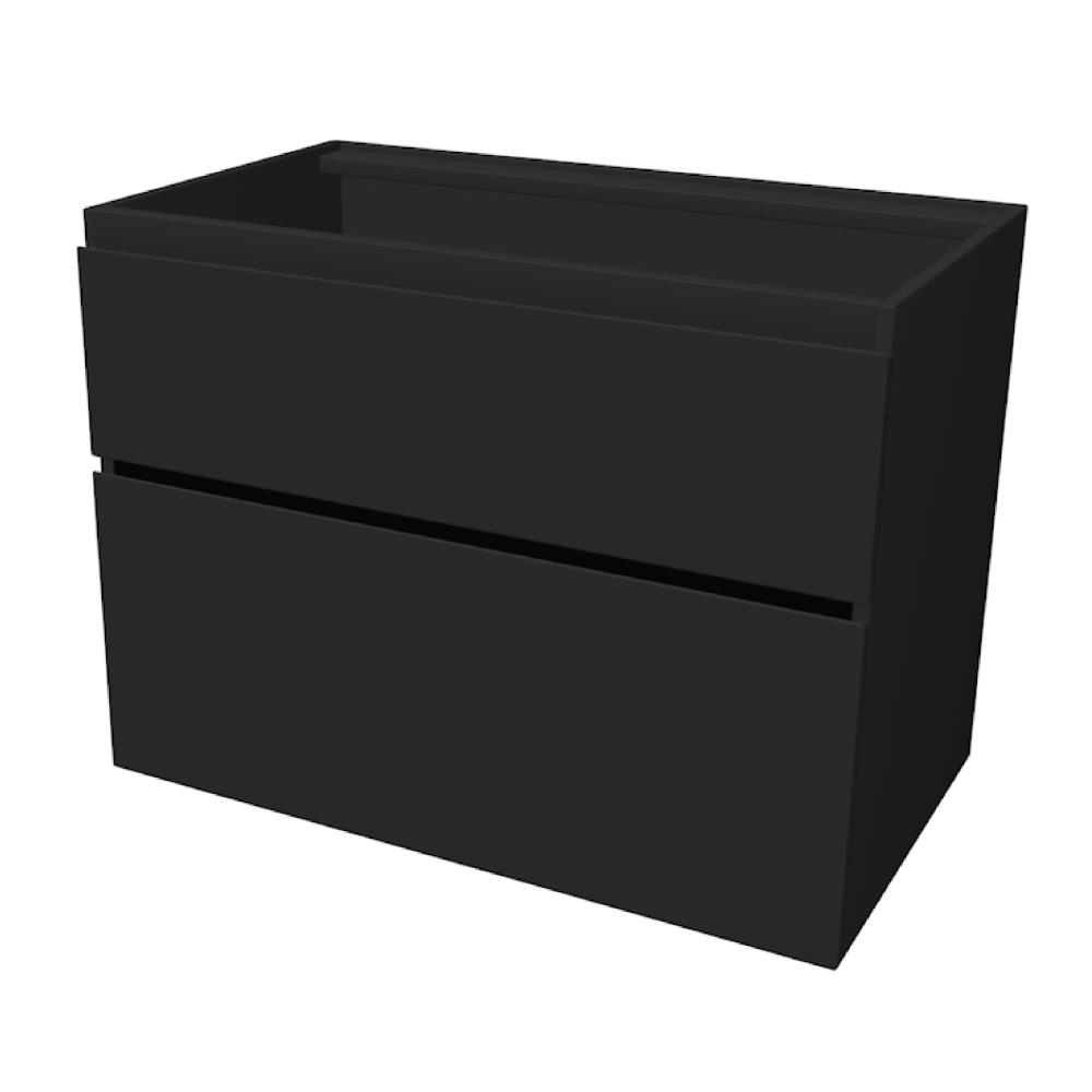 Young Onderkast met 2 lades 80 Zwart mat 80x60x45,5