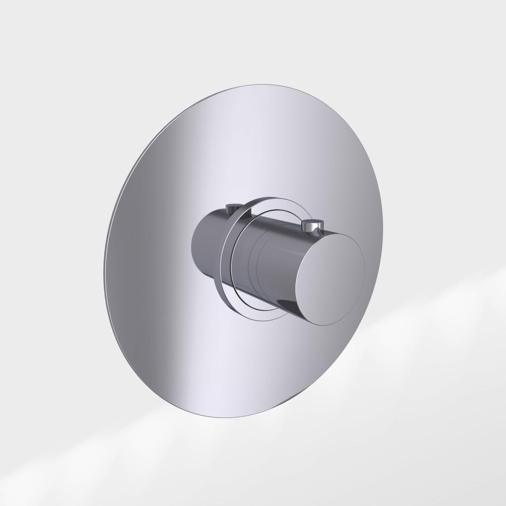 Pure - Inbouwthermostaat - LET OP! Rozet 18,5 cm chroom