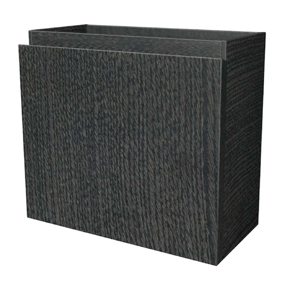 One Fonteinkastje links 44,5x40x19,5 Houtskool