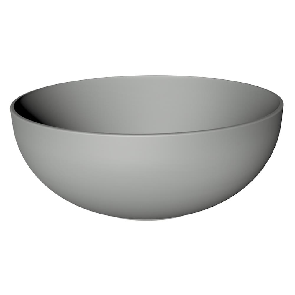 George wastafel Ø37 cm, grijs mat/cement