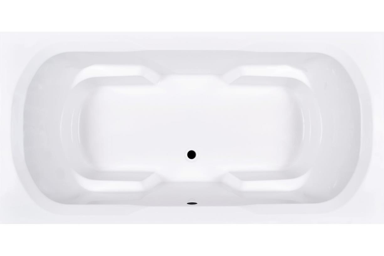 Ibiza bad  180x80x50  wit mat