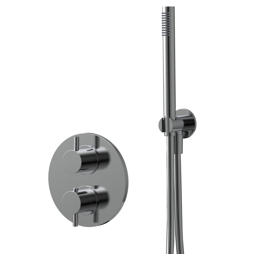 Duero - inbouwset voor bad chroom incl. Tec-Box
