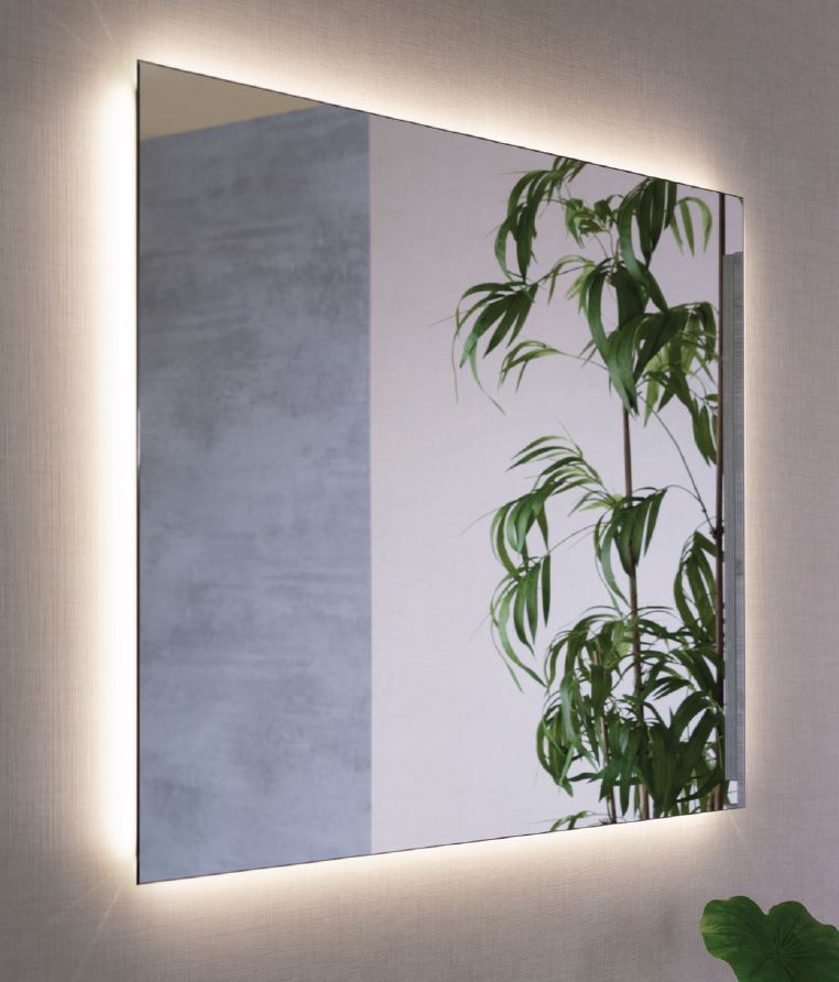 Affi spiegel met indirecte verlichting 88x68
