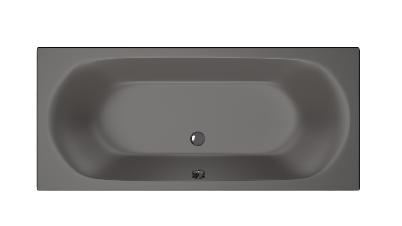 Cuba bad  180x80  antraciet Cuba bad  180x80  antraciet