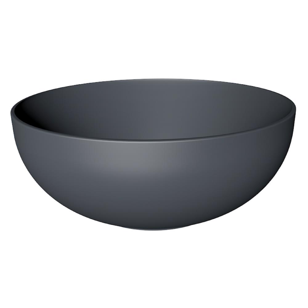 George wastafel Ø37 cm, antraciet mat - UITLOPEND
