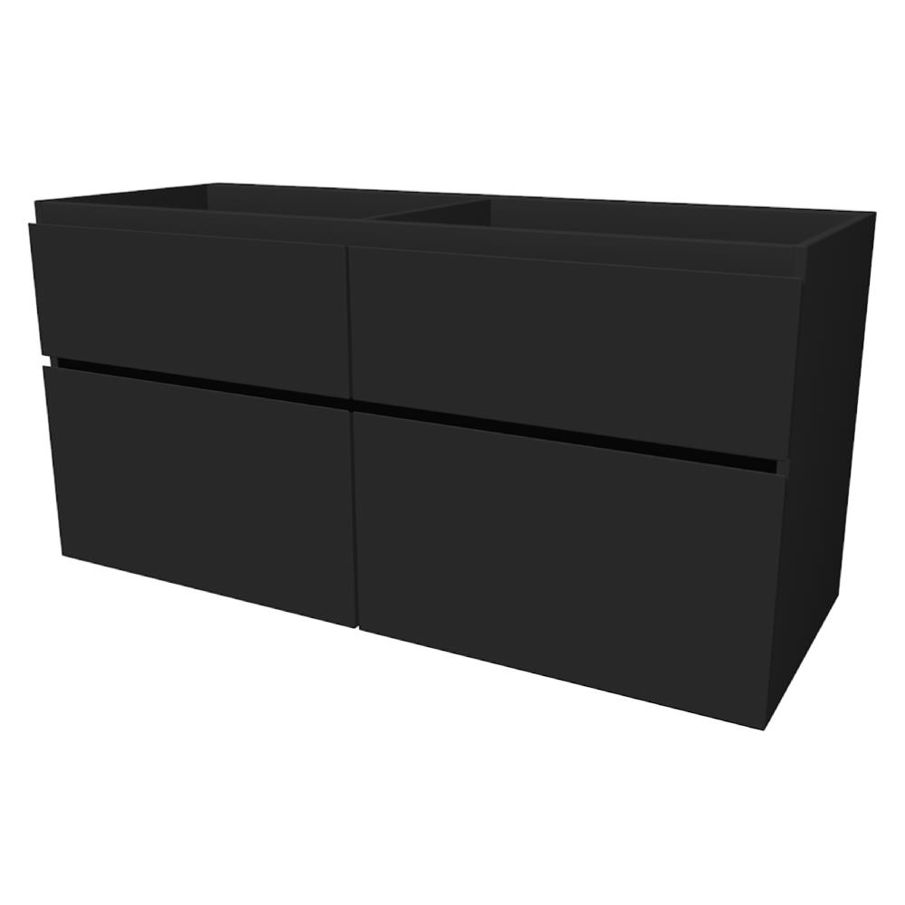 Young Onderkast met 4 lades 120 Zwart mat 120x60x45,5