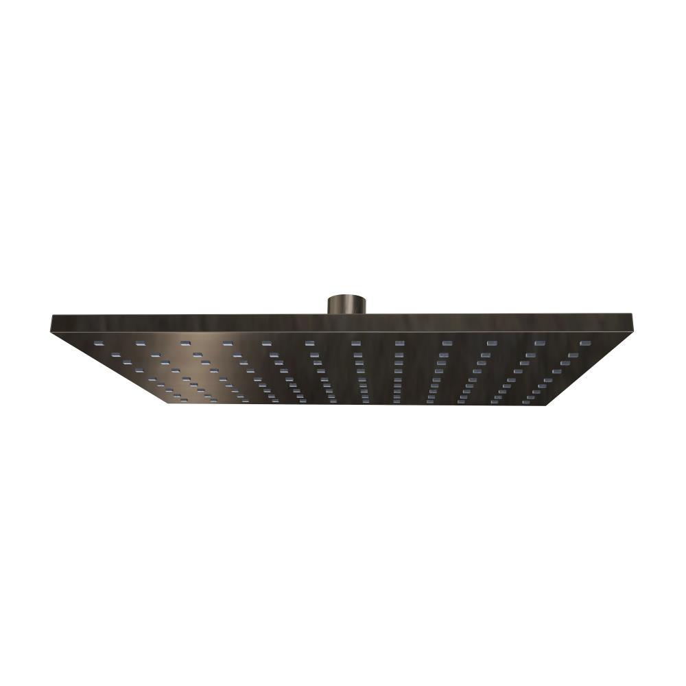 Pure - Regendouche vierkant messing 30x30 cm PVD coating grafiet - UITLOPEND
