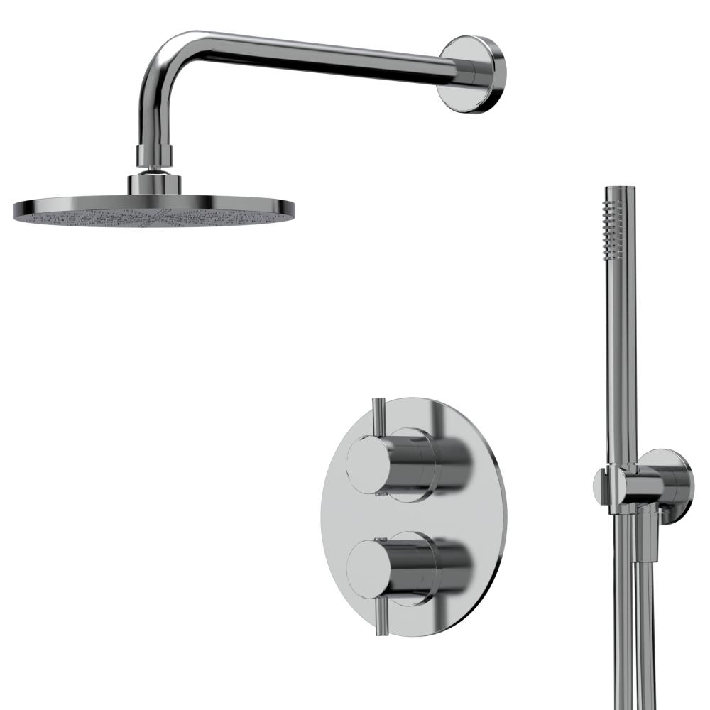 Duero - Douche inbouwset thermostatisch chroom incl. Tec-Box