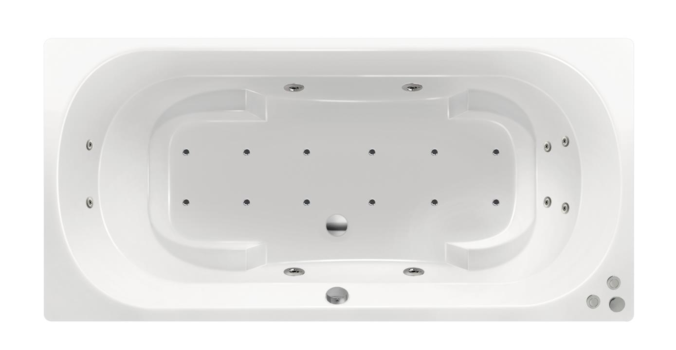 Basic 3, Lucht-water(hydro)massagesysteem inox