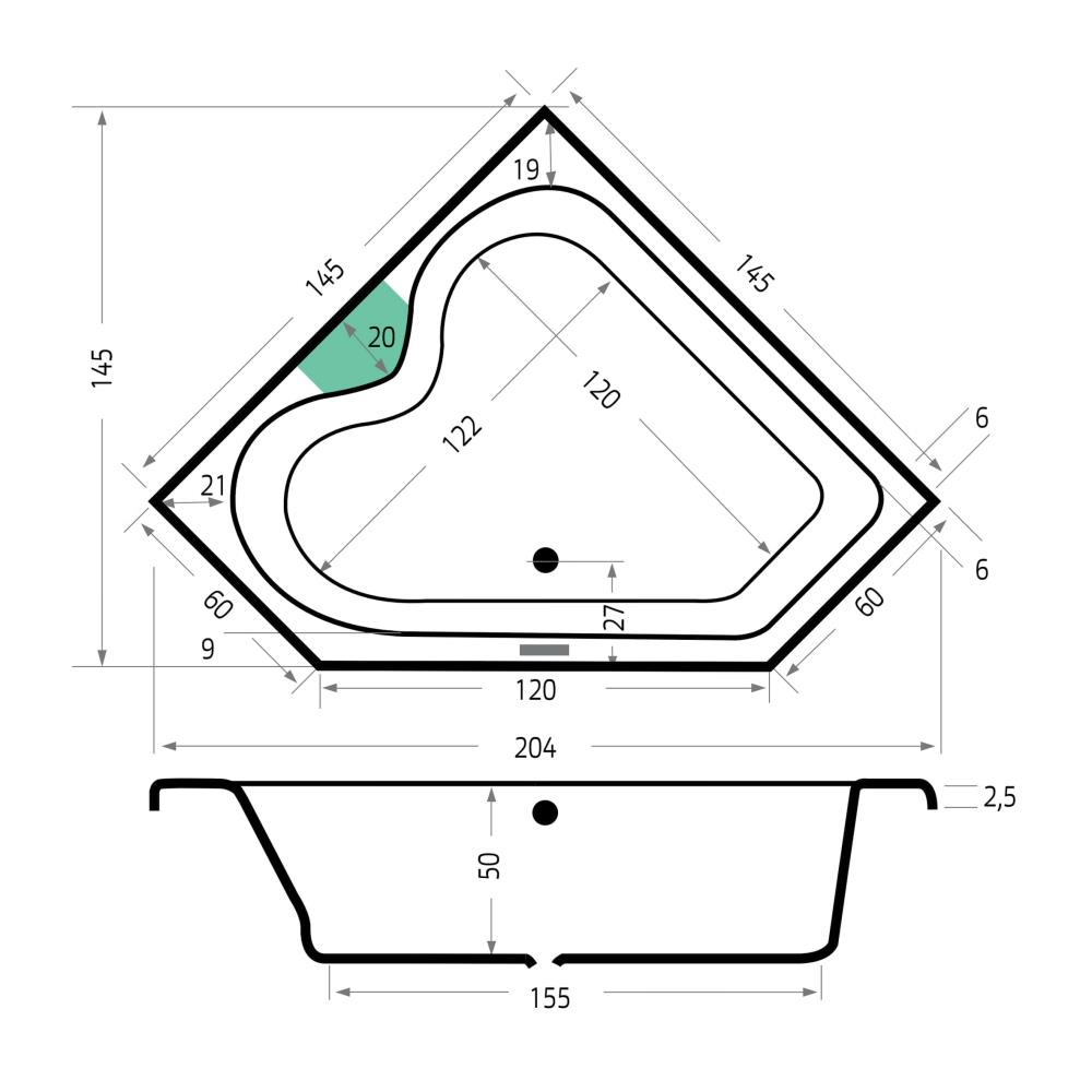 Cyprus bad  145x145  wit