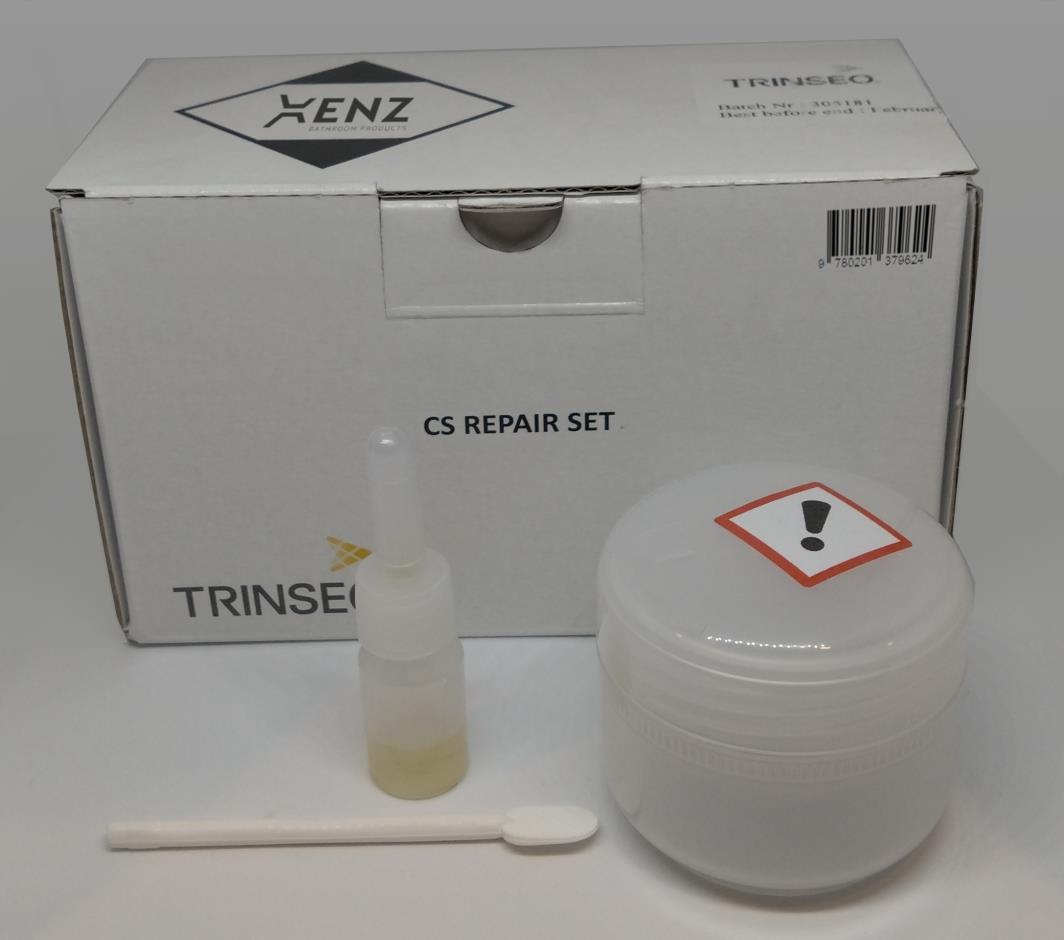 Reparatie opvulset (vloeibaar acryl) wit 