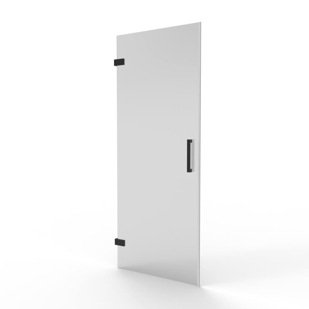 VM Douchedeur 79,5-80 x 199,3 cm met afdichtprofiel. Beslag en handgreep zwart mat - UITLOPEND