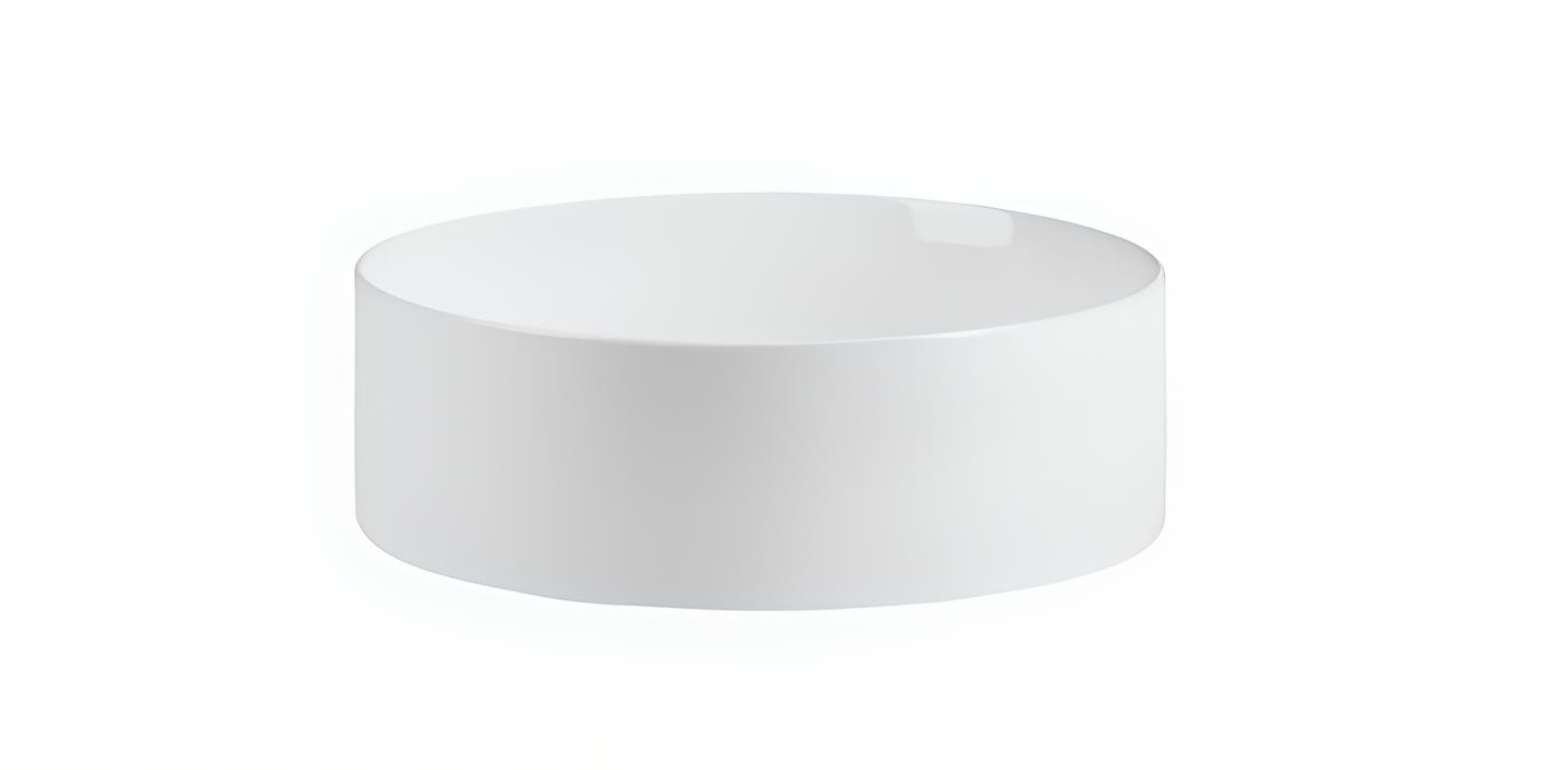 Moon keramische opbouwkom ø36x12 wit