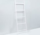 Ladder zonder schappen 183x60x2 mat wit