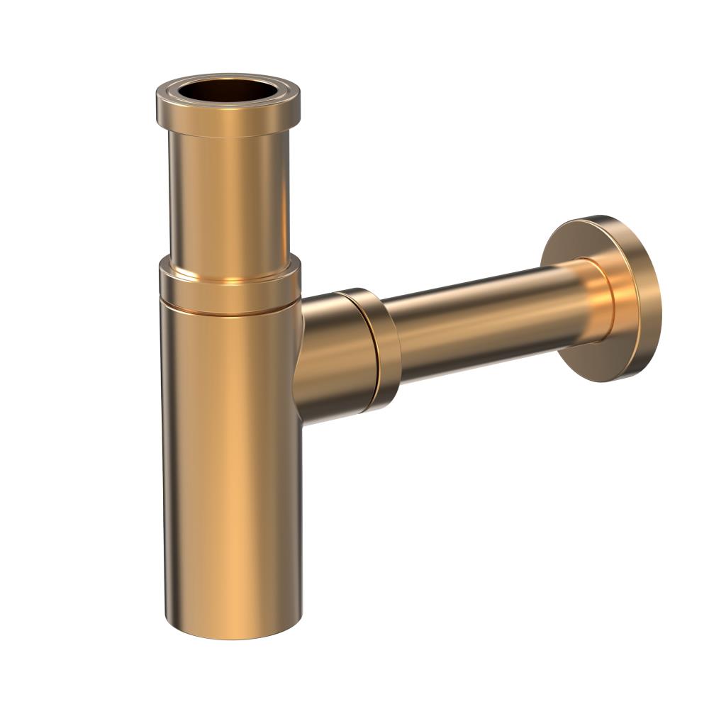 Pure - Designsifon rond goud geborsteld