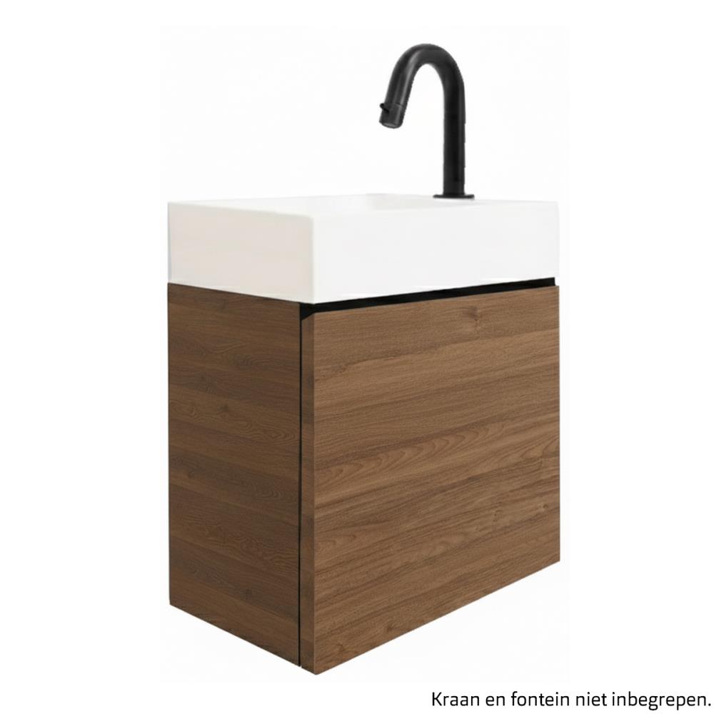 Fonteinkast Rosa rechtsdraaiend 44,5x40x19 nebraska oak