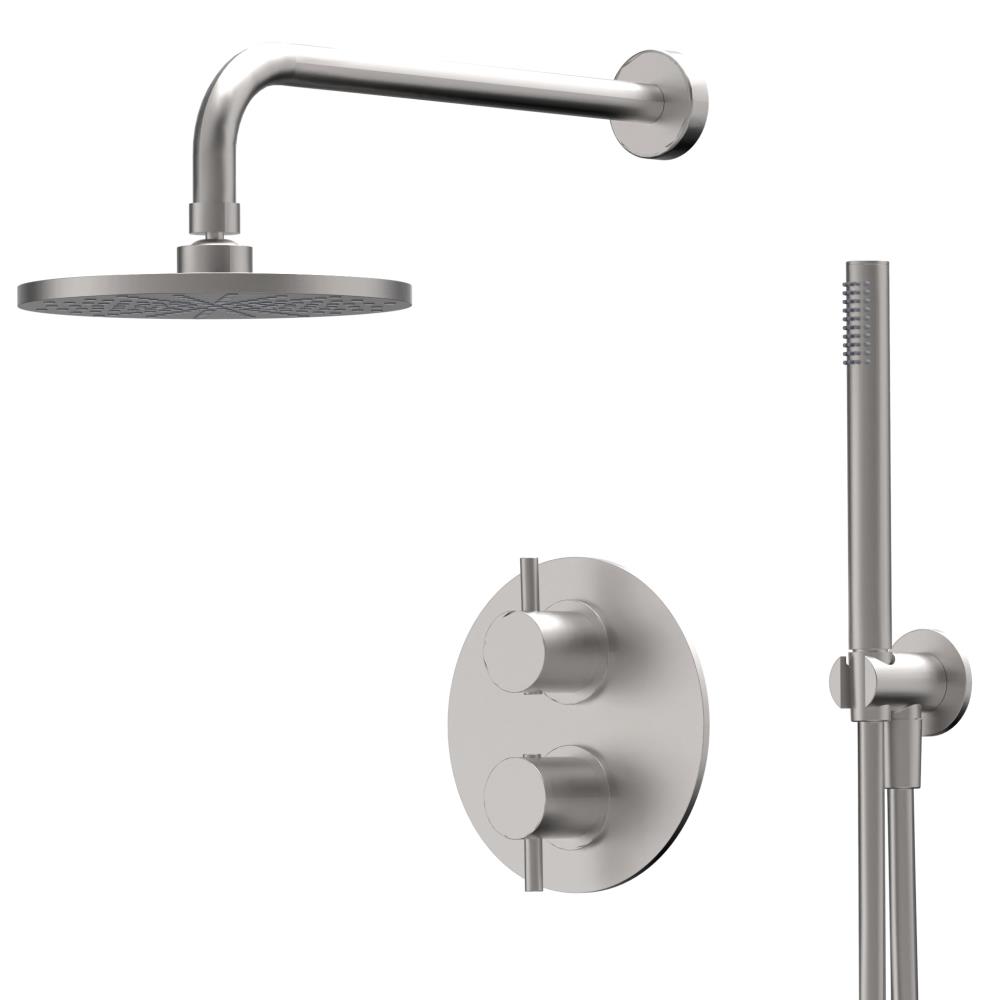 Duero - Douche inbouwset thermostatisch, inox incl. Tec-Box