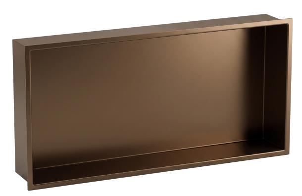 Inbouwnis 60x30x8,5 cm brons